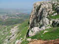 Mt Arbel with Sea Of Galilee - jesus photo