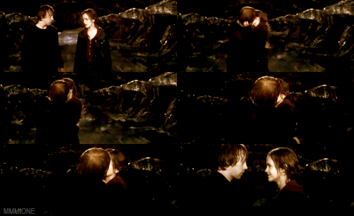 And kiss ron hermione RON AND