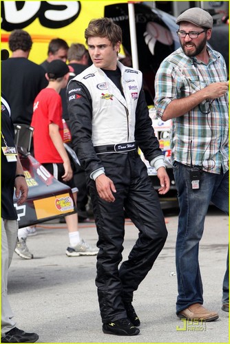 Zac Efron is a Racecar Driver!