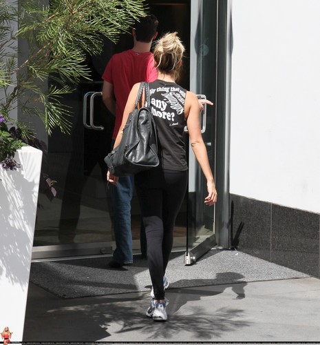  Ashley - Arriving at the Equinox gym in West Hollywood - July 18, 2011