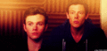Finn: "Uh Kurt what are you up to?" LOL!!! - cory-monteith-and-chris-colfer fan art