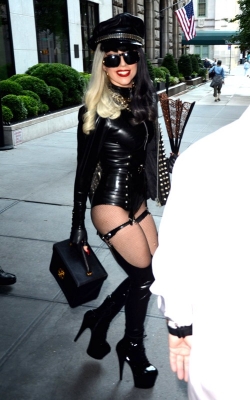  Lady Gaga Leaving the Howard Stern Show in NYC