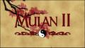 Mulan II screen shots and menus - mulan photo