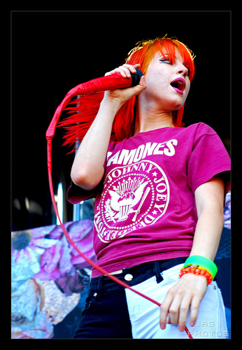  Paramore on Vans Warped Tour 2011