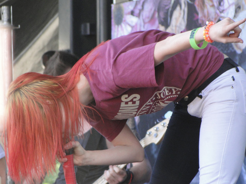  paramore on Vans Warped Tour 2011