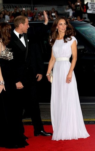 Prince William and Kate Middleton at the Belasco Theatre  