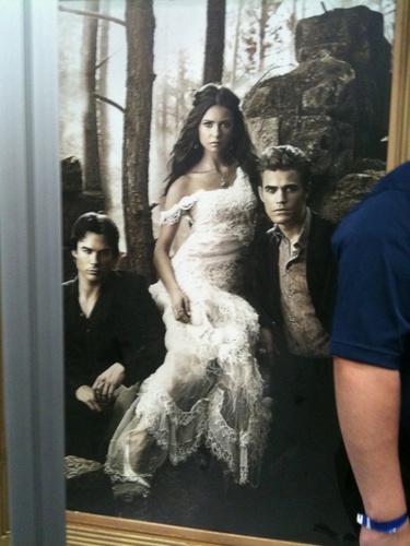  Vampire Diaries Poster at the #WB booth