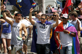 gay servicemen in San Diego pride parade - lgbt photo