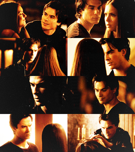  All the beautiful ways Damon looks at Elena.
