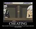 Cheating - anime photo
