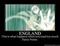 England: This is what happens when you read too much... - anime photo