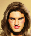 Federer hair - tennis photo