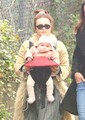 Helena with baby Nellie Burton - helena-bonham-carter photo