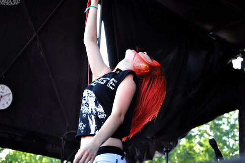  paramore on Vans Warped Tour 2011