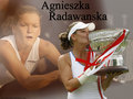 wta - Agnieszka Radwańska in Trophy Kiss wallpaper