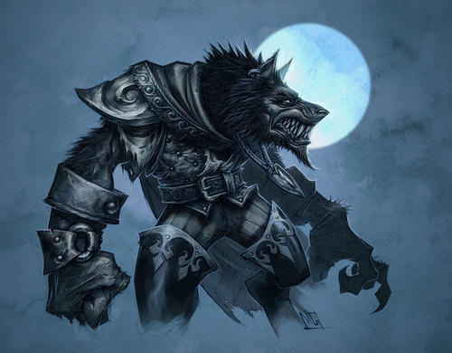 Warewolf ready for battle