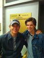 Young Sammy and director Ackles - supernatural photo