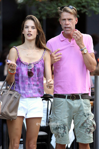  Alessandra Ambrosio and Stewart Shining leave the Standard Hotel in NY, Jul 26