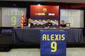 Alexis now wearing Barça colours - fc-barcelona photo