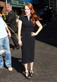 Arrives at the Late Show with David Letterman [July 26, 2011] - julianne-moore photo