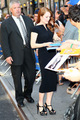 Arrives at the Late Show with David Letterman [July 26, 2011] - julianne-moore photo