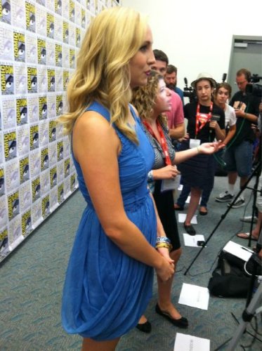 Candice a the Comic Con in San Diego