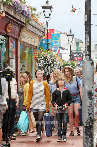  Dakota Fanning films her latest film “Now is Good” in Brighton, UK, July 26