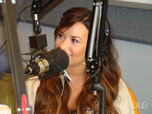 Demi - Visits IHeartRadio Studios - July 22, 2011