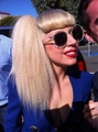 Gaga Arriving at AMP Radio Station in LA - lady-gaga photo
