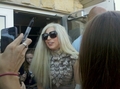 Gaga Arriving at KAT 103.4 radio station in Omaha  - lady-gaga photo