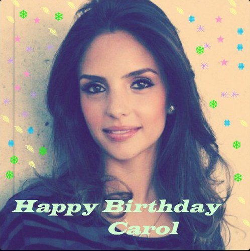  Happy Birthday Caroline Celico
