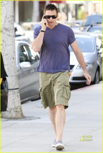  Hugh Jackman & Family: araw Out in Beverly Hills!