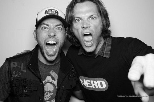  Jared& Zachary Levi at NERD HQ- Comic Con 2011