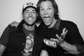 Jared& Zachary Levi at NERD  HQ- Comic Con 2011 - supernatural photo