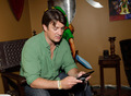 Nathan Fillion plays The Legend of Zelda 3D at Nintendo’s Arts & Cinema Centre while at Comic Con - castle photo