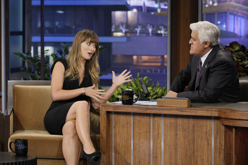 Olivia Wilde on the Tonight Show With Jay Leno