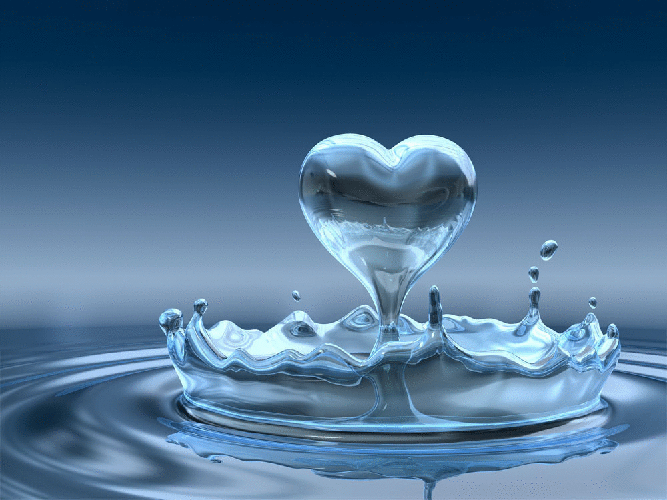 Water Heart - hearts Photo (24033276) - Fanpop