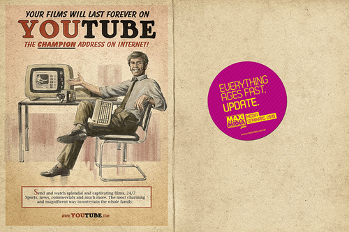  retro यूट्यूब poster