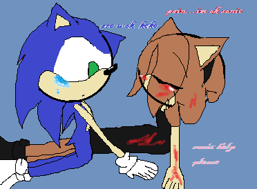  sonic dont cry :(