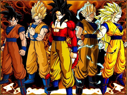  4 forms of Goku