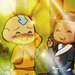 Aang and Katara - avatar-the-last-airbender icon