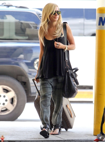 Ashley Arriving in Miami