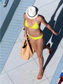 Cameron Diaz in a Bikini relaxing by The Hotel Pool in Miami, Jul 30 - cameron-diaz photo