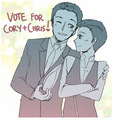 Cory/Finn & Chris/Kurt<3 - cory-monteith-and-chris-colfer fan art