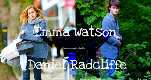  Emma Watson and Daniel Radcliffe