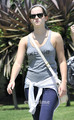 Emma Watson heads to a movie with friends in Santa Monica - emma-watson photo