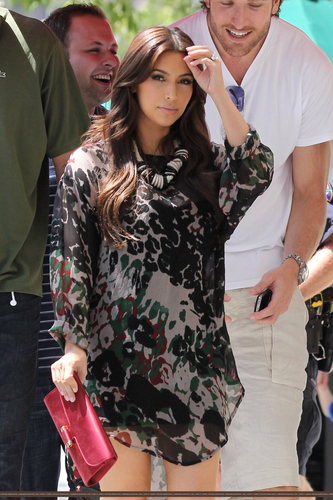  Kim And Kris Go To Lunch At II Tramezzino In Beverly Hills - 7/28/11