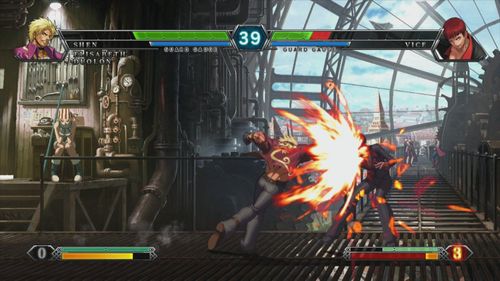 King of Fighters XIII | Shen Woo vs Vice
