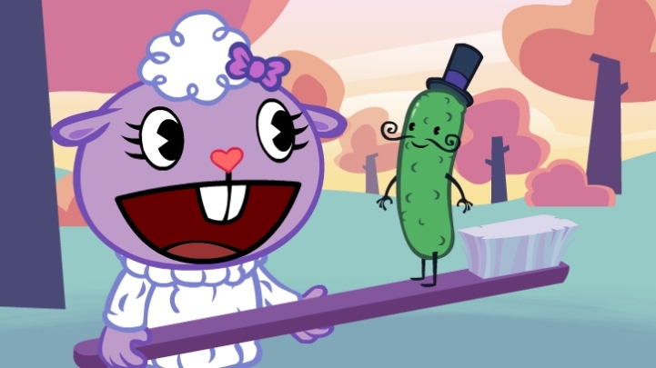 Lammy-and-Mr-Pickles-with-a-giant-toothbrush-happy-tree-friends-24197030-721-405