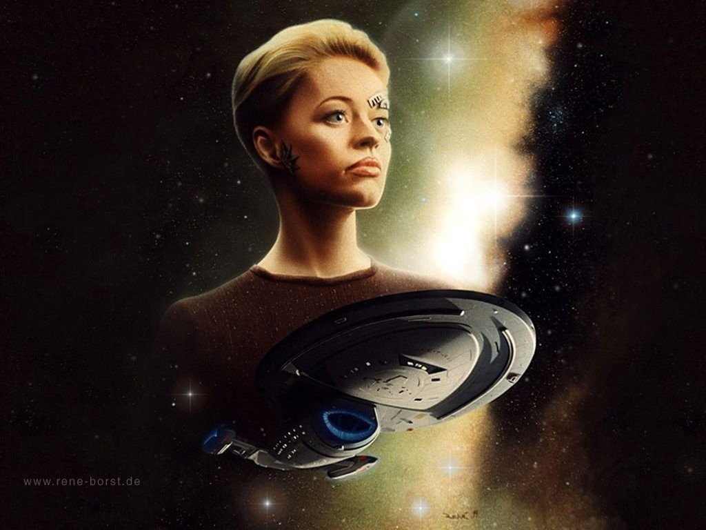Seven Of Nine Star Trek Voyager Wallpaper Fanpop